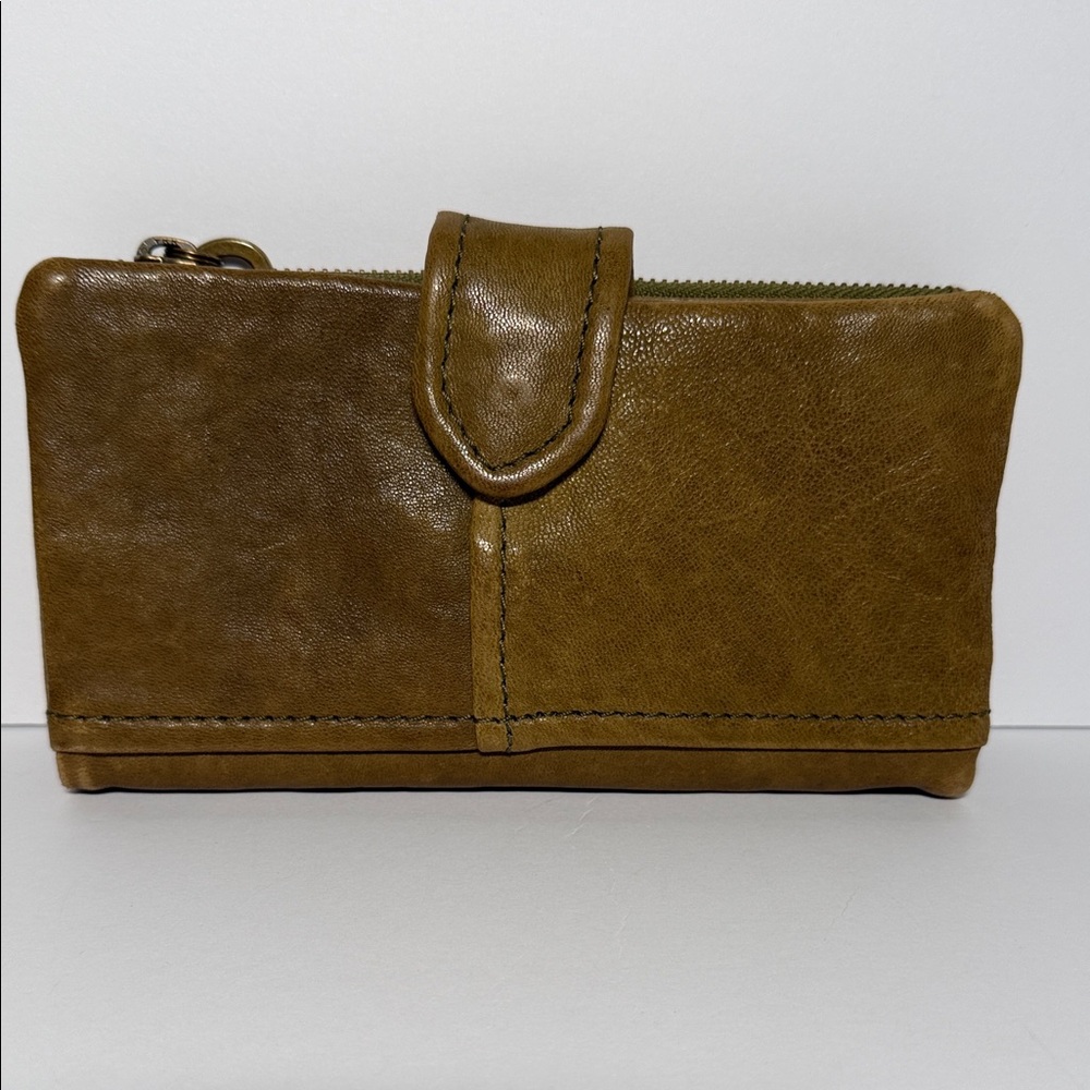 Vintage Fossil Olive Green Soft Leather Wallet - Picture 3 of 15